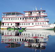 Amazon River Boat Cruise Brazil Manaus Meeting Of Waters Holiday Vacation