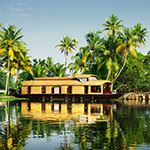 India Holiday to Kerala Houseboat Munnar Periyar Asian Elephants Kovalam